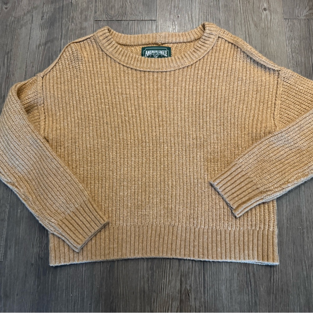 Worn Once - AE Snowdrift Sweater Size XS Tan